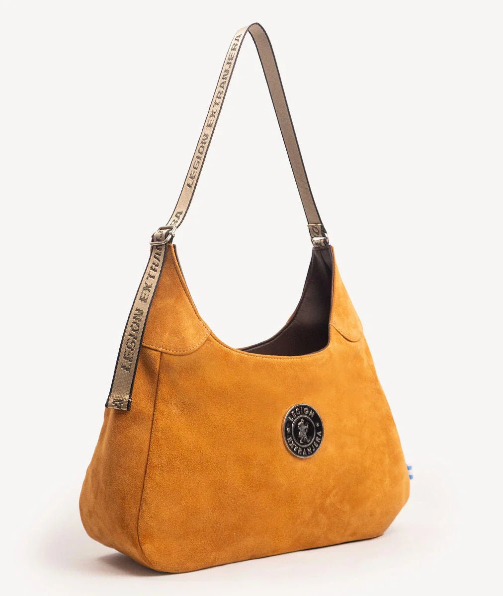 TOTE HOBO GAMUZA MOCCA
