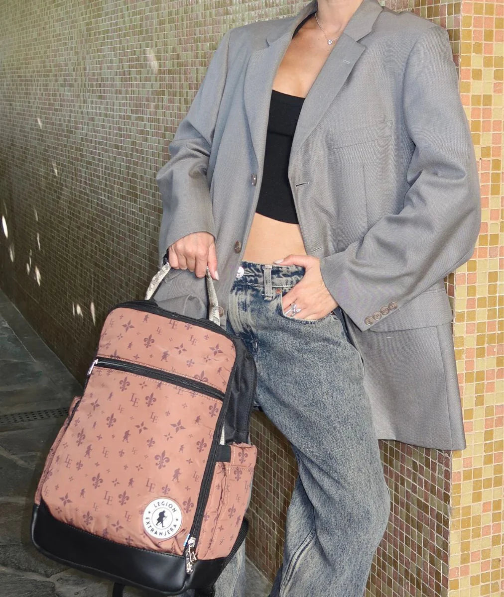 MOCHILA ANNA UNIC AVELLANA