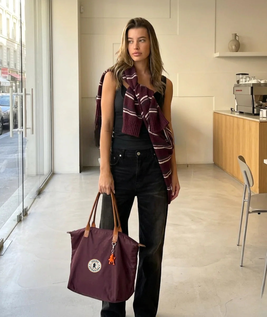 TOTE EMMA M RIPSTOP BORDO