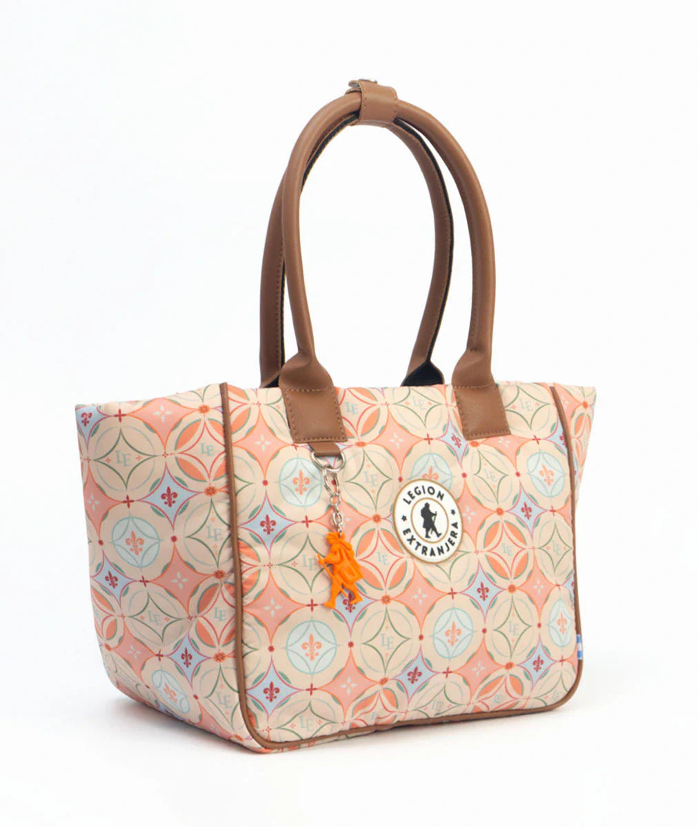 TOTE PUFFER DAMERO DUOMO PEACH