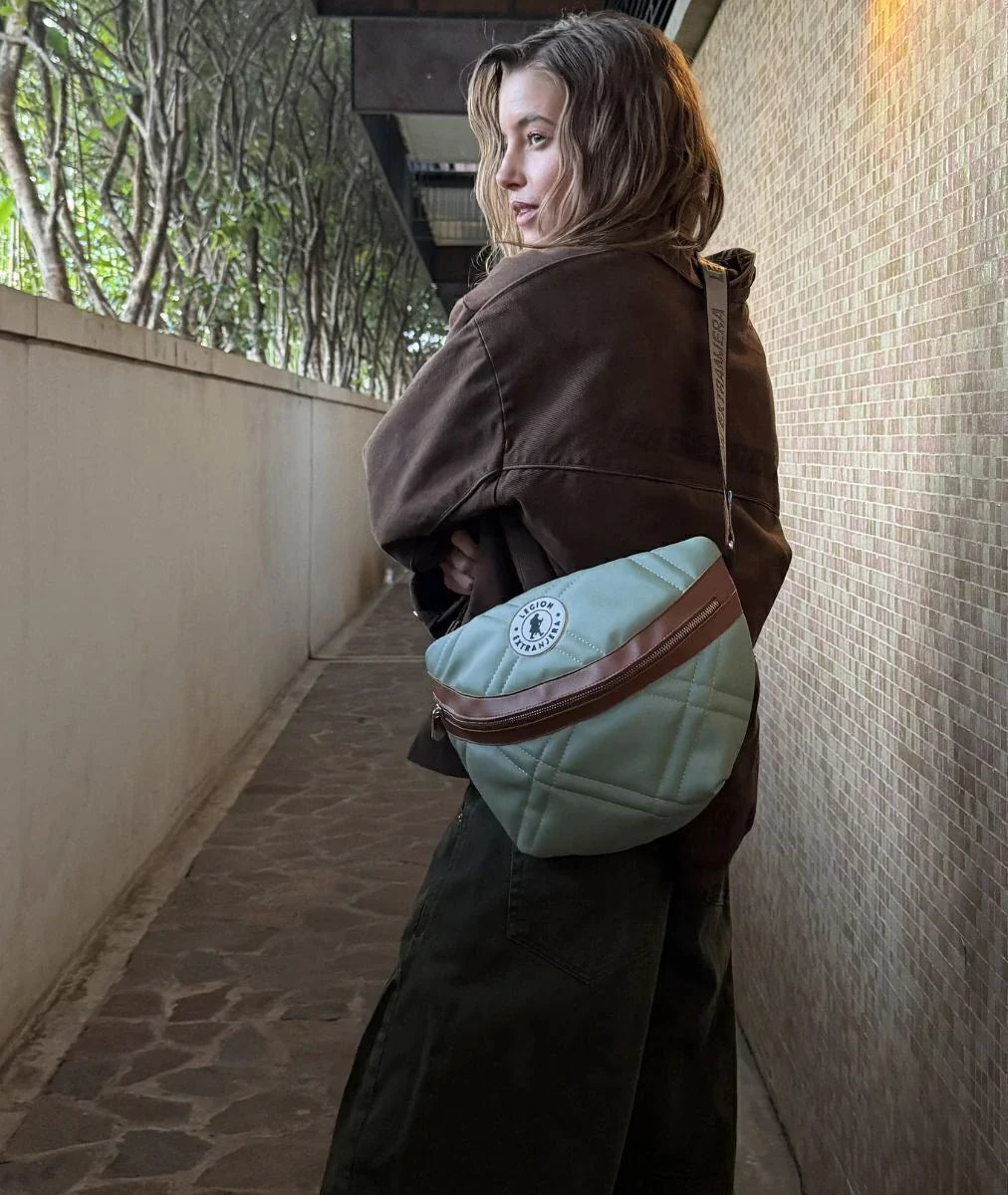 RIÑONERA NET DONNA PISTACHO