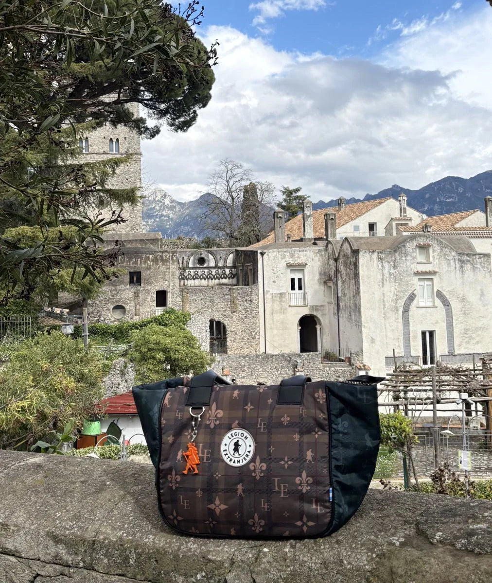 TOTE PUFFER TARTAN MIX