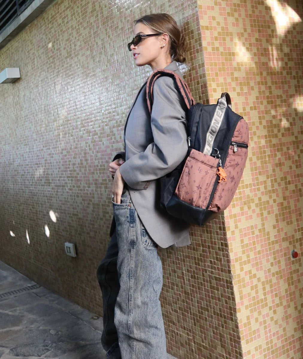 MOCHILA ANNA UNIC AVELLANA