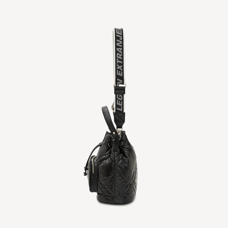 BANDOLERA BUCKET M PRO DONNA NEGRO