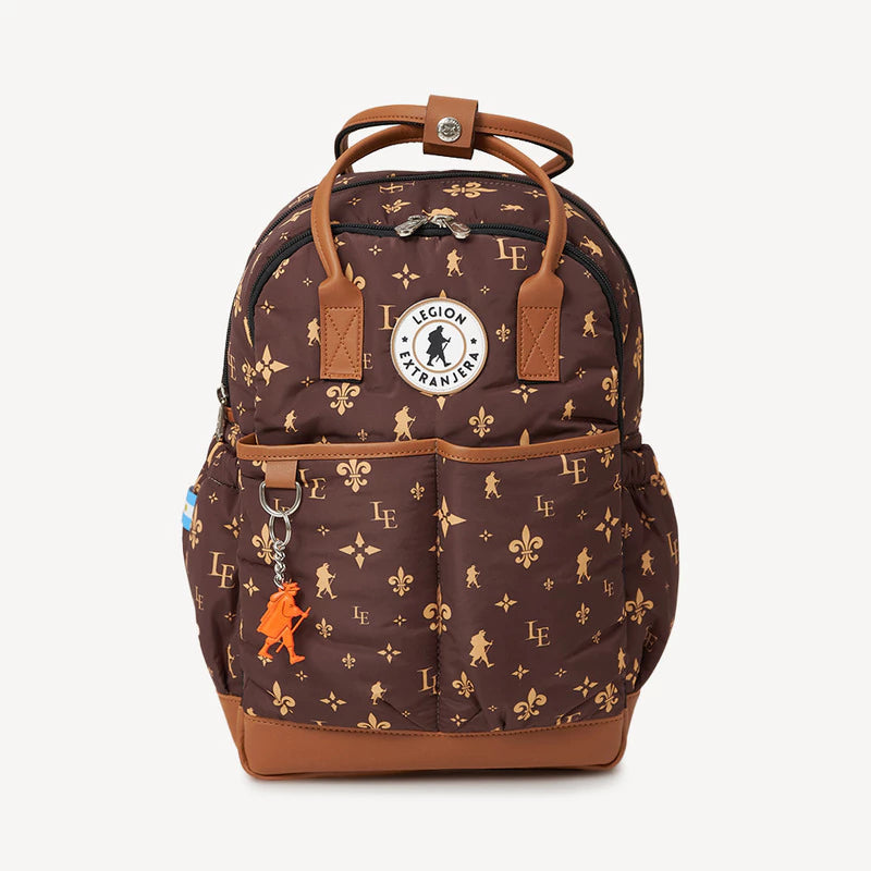 MOCHILA MATERNAL BABY LEGION UNIC MARRON