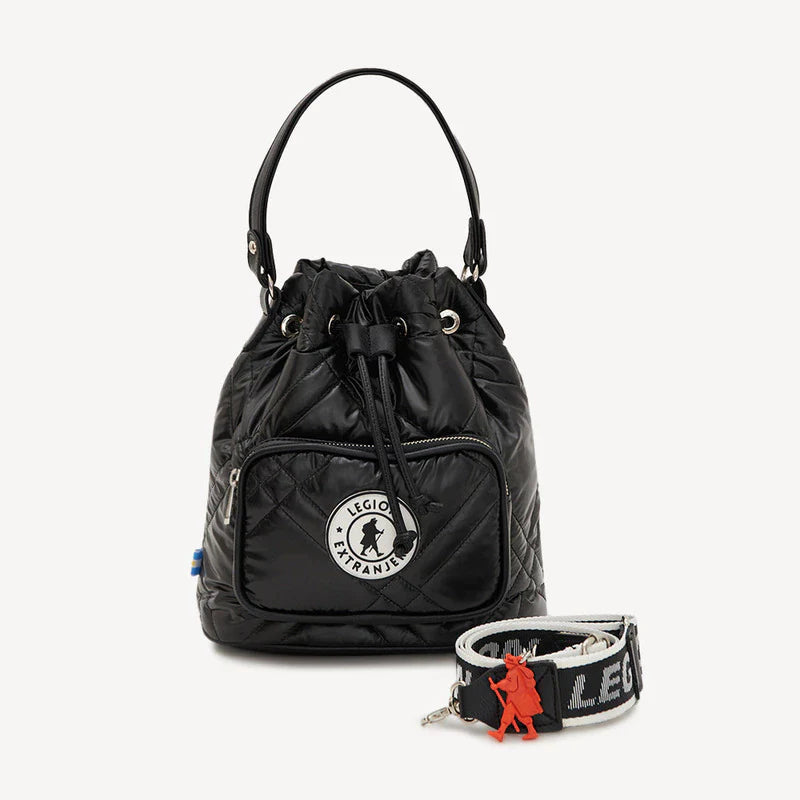 BANDOLERA BUCKET M PRO DONNA NEGRO