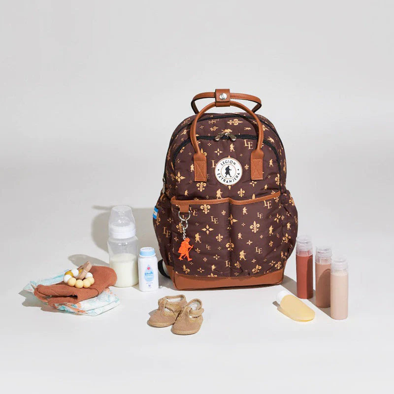 MOCHILA MATERNAL BABY LEGION UNIC MARRON