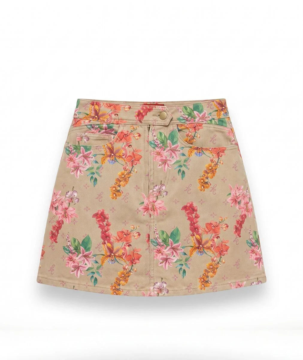 POLLERA NEPAL ICON GARDEN BEIGE