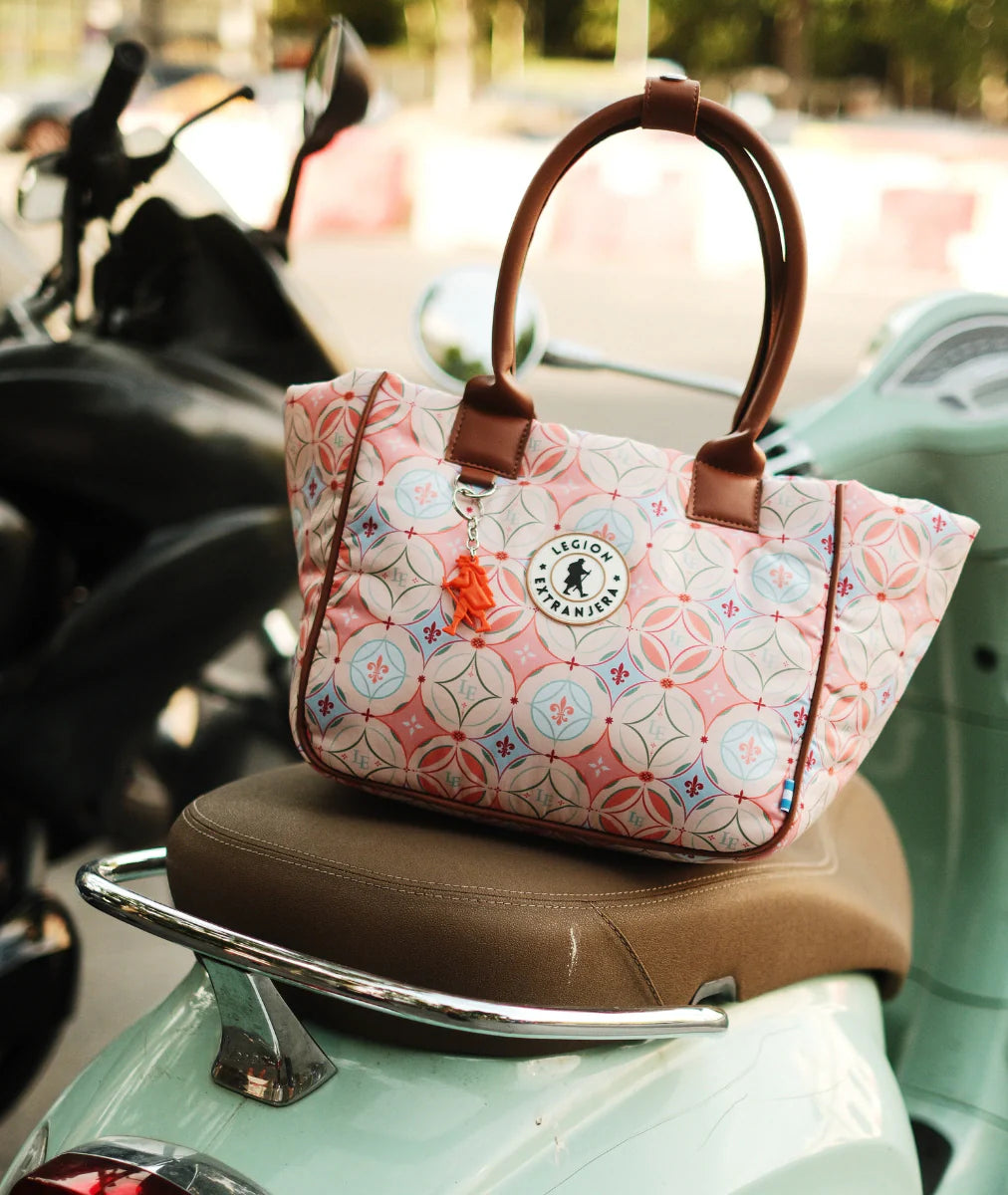 TOTE PUFFER DAMERO DUOMO PEACH