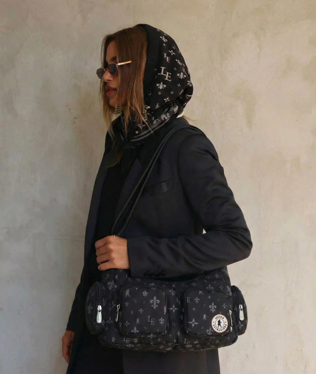 BANDOLERA TROYA UNIC NEGRO