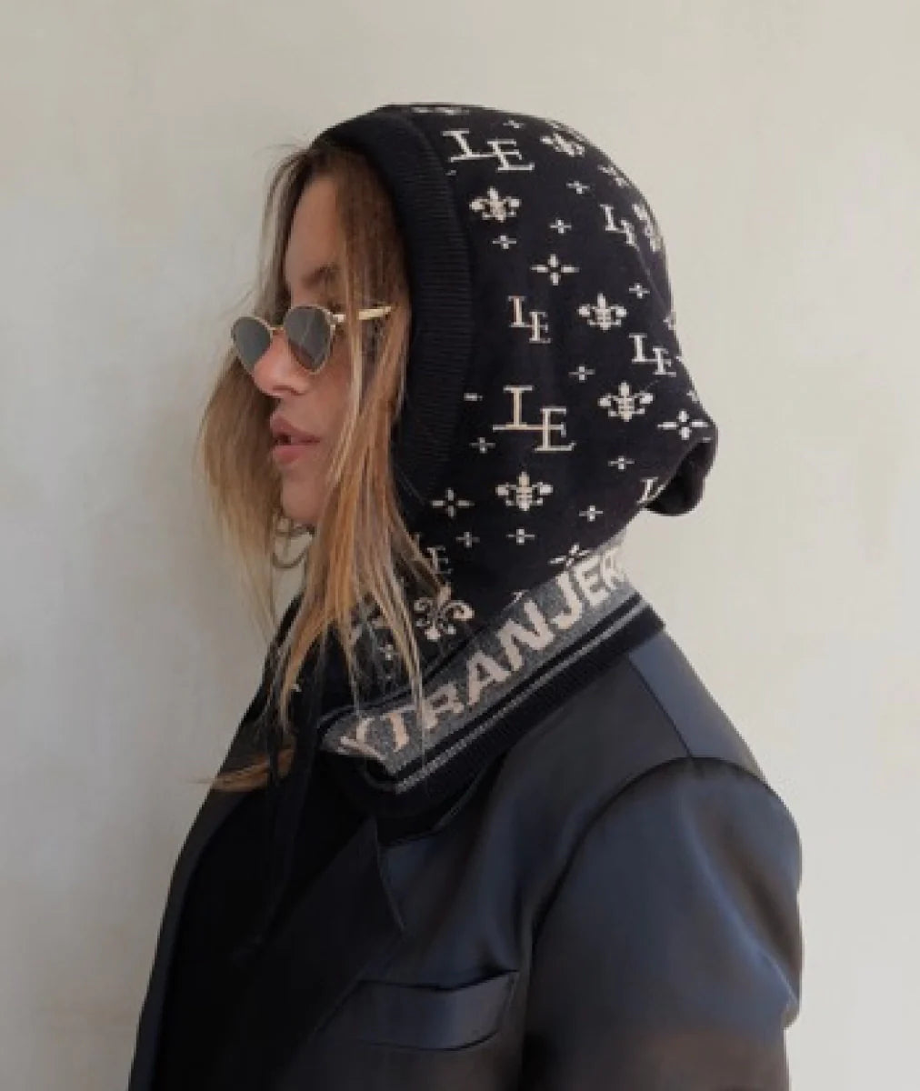 GORRA CAPUCHA TEJIDA UNIC NEGRO
