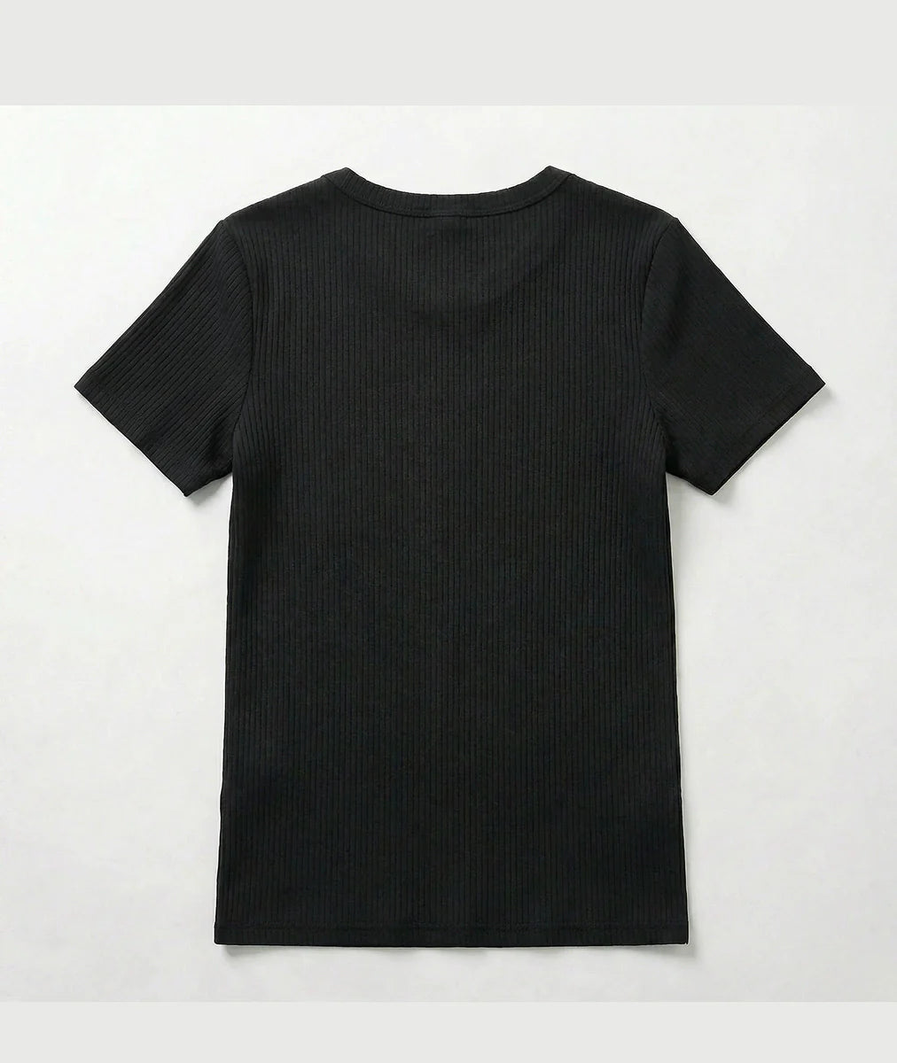 REMERA LE IDENTITY NEGRO