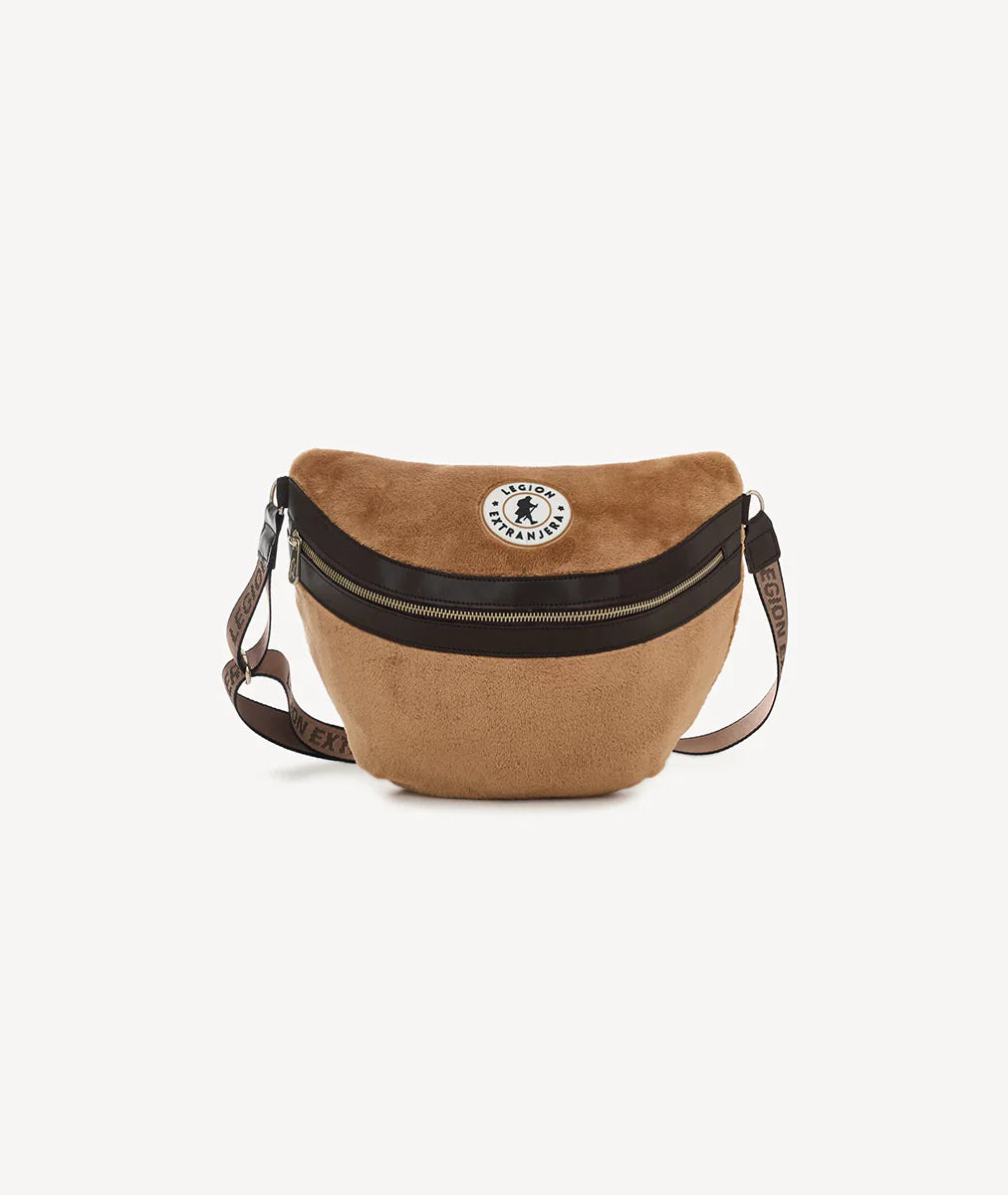 RIÑONERA NET TEDDY BEIGE