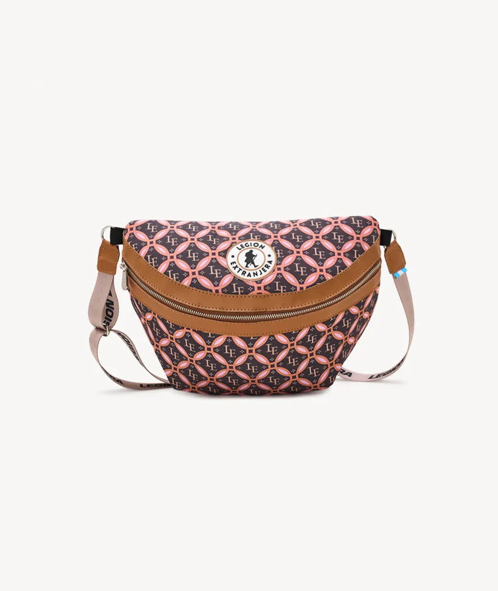 RIÑONERA NET DAMERO ROSA