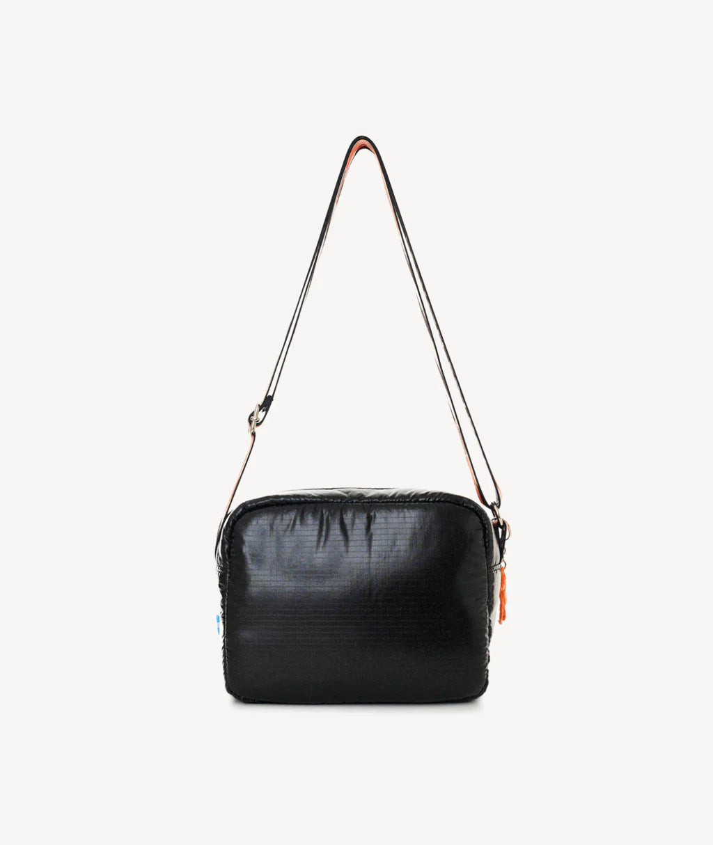 BANDOLERA CUMBRE GLITTER POP NEGRO