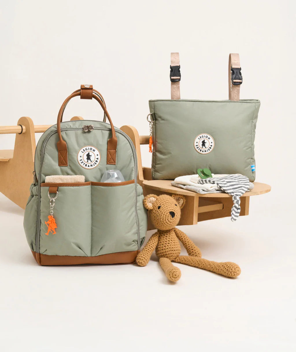 MOCHILA MATERNAL BABY LEGION KALE