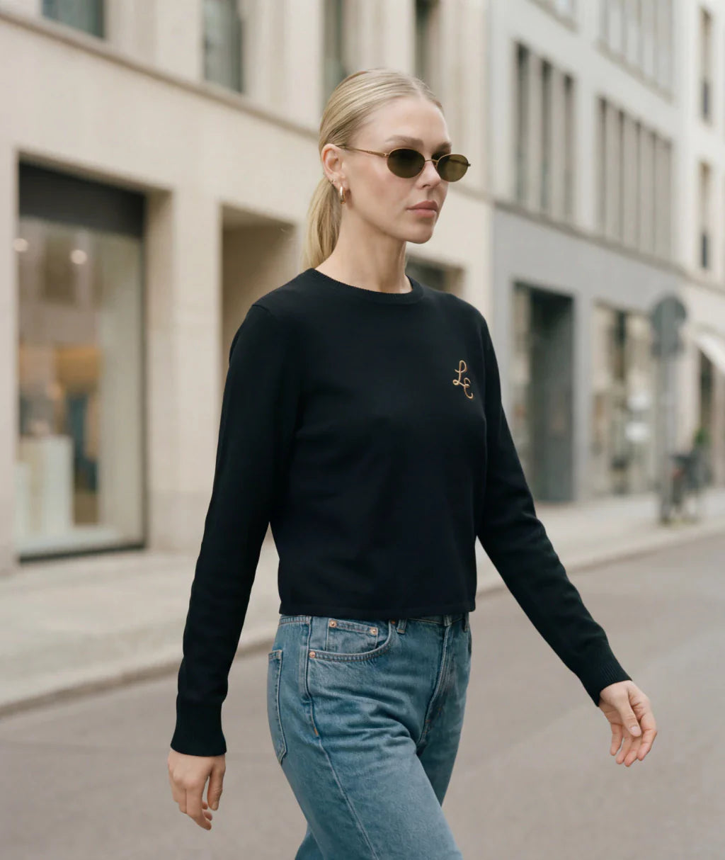 SWEATER IDENTITY NEGRO