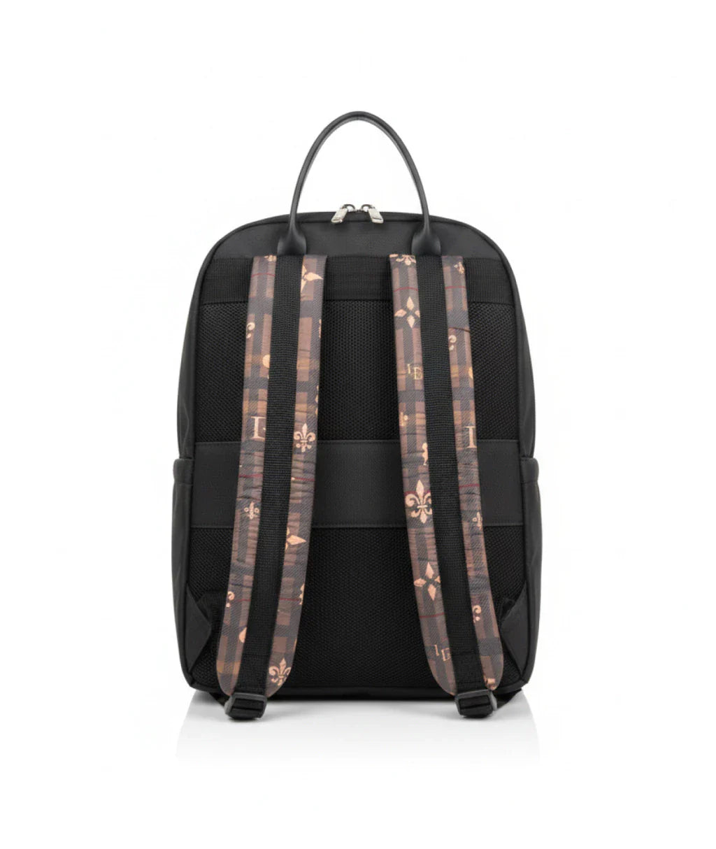MOCHILA ANDINA TARTAN AVELLANA