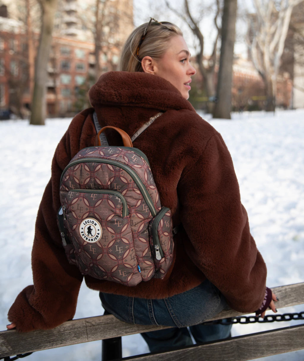 MOCHILA BERLIN TARTAN TERRA