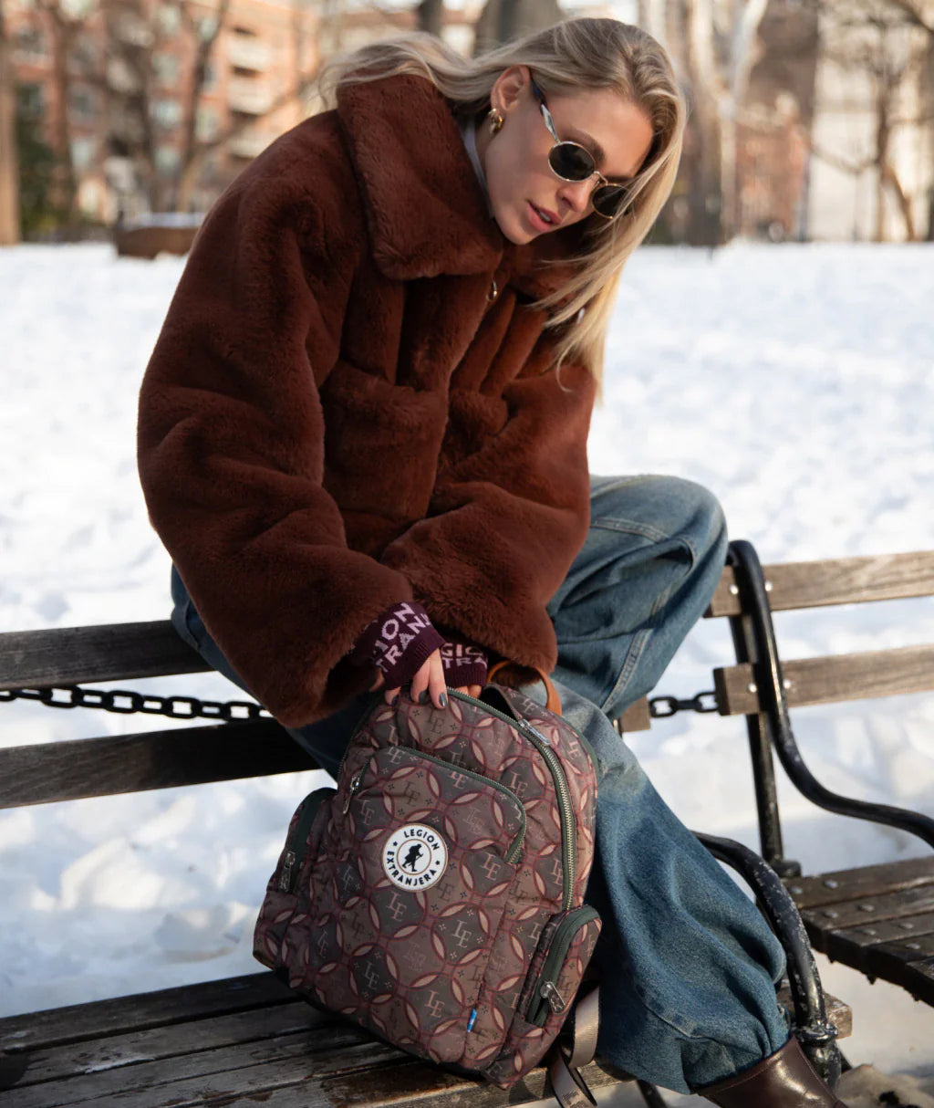 MOCHILA BERLIN TARTAN TERRA