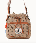 BANDOLERA BUCKET M AMELIE BEIGE