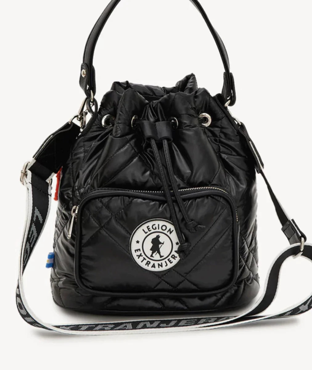 BANDOLERA BUCKET M PRO DONNA NEGRO