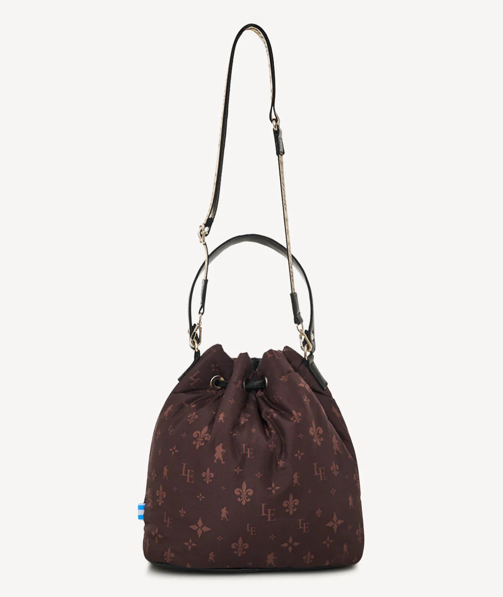 BANDOLERA BUCKET M UNIC CHOCOLATE