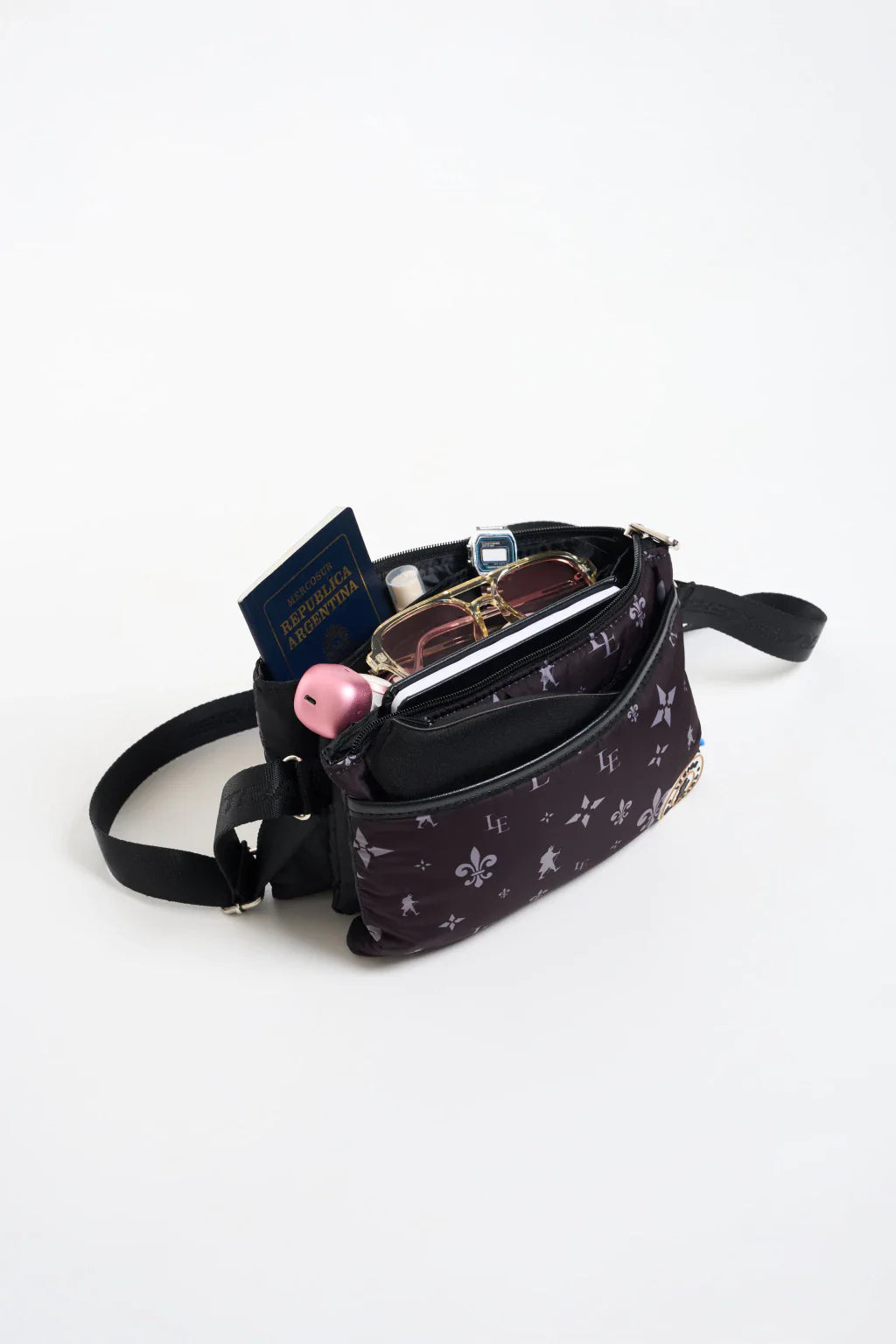 BANDOLERA FRANCA UNIC NEGRO