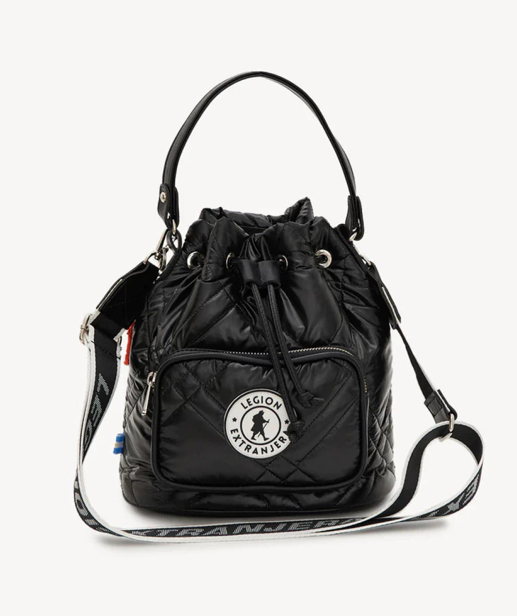 BANDOLERA BUCKET M PRO DONNA NEGRO