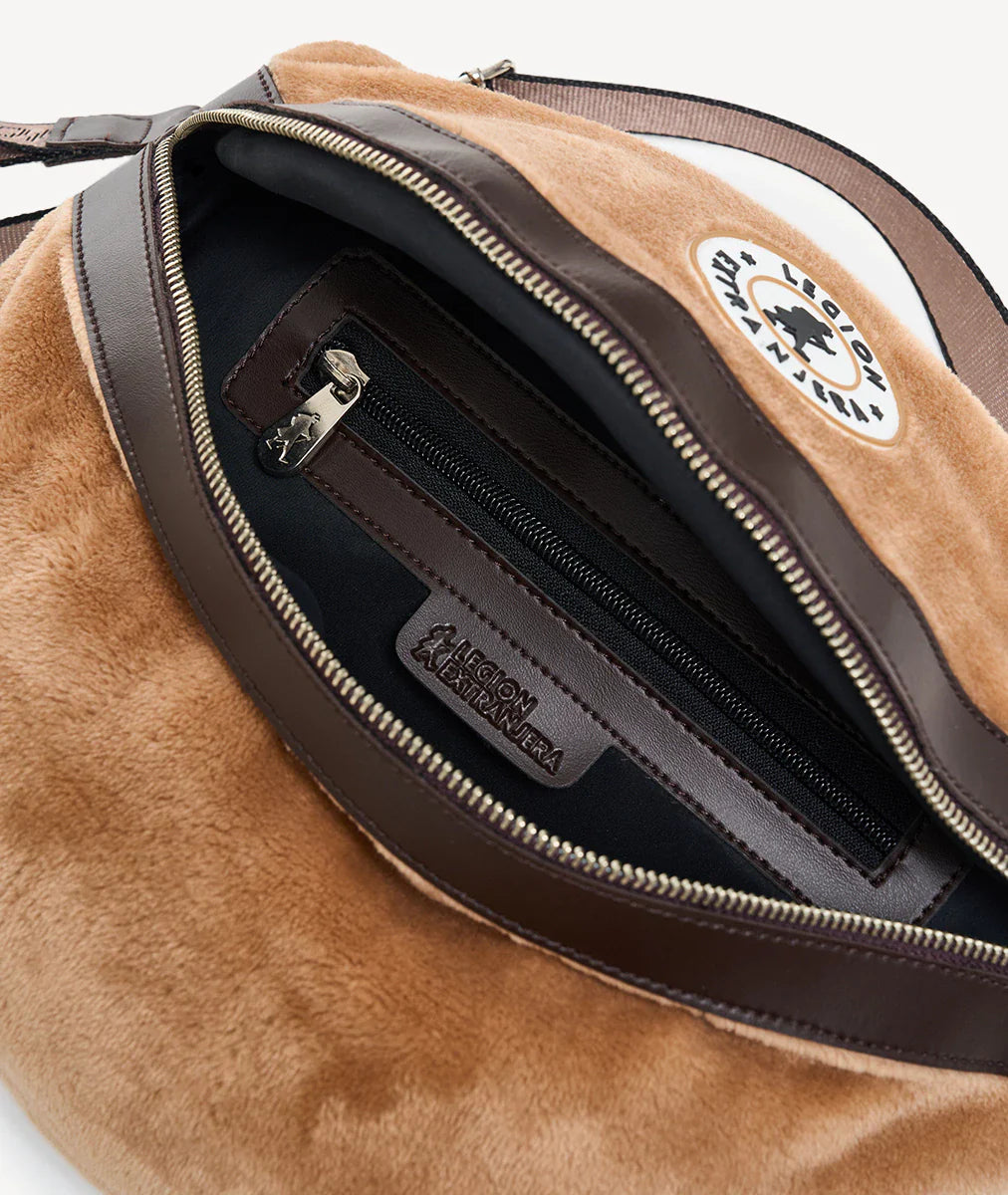 RIÑONERA NET TEDDY BEIGE