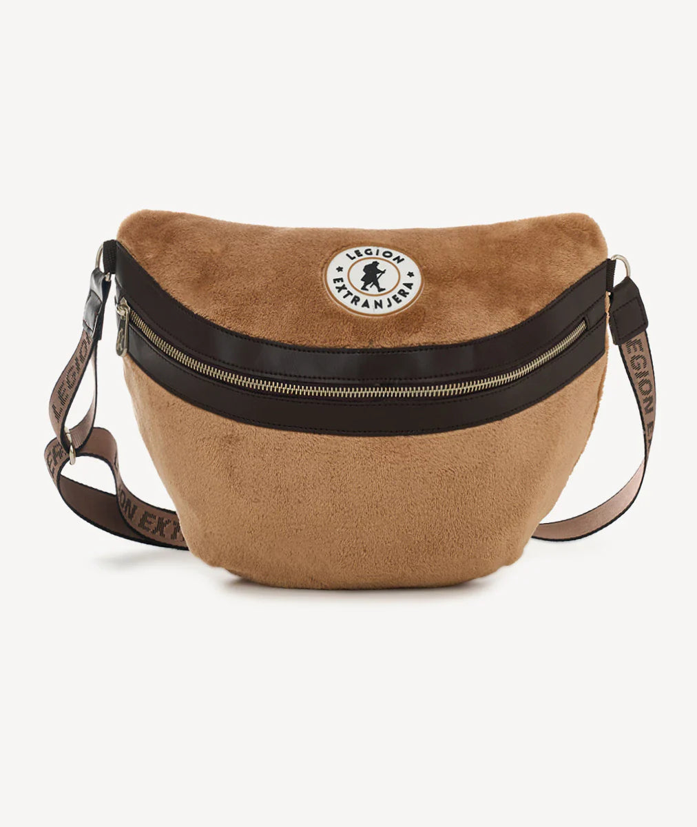 RIÑONERA NET TEDDY BEIGE