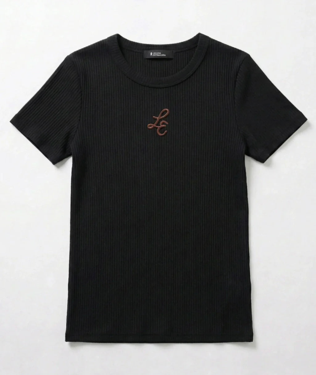 REMERA LE IDENTITY NEGRO
