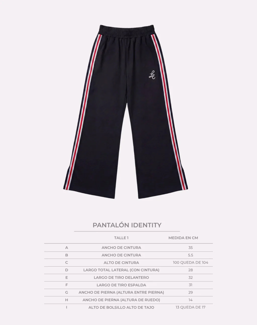 PANTALON IDENTITY NEGRO
