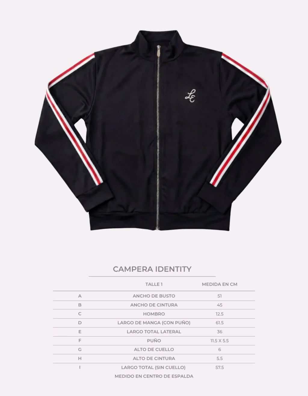 CAMPERA IDENTITY NEGRO