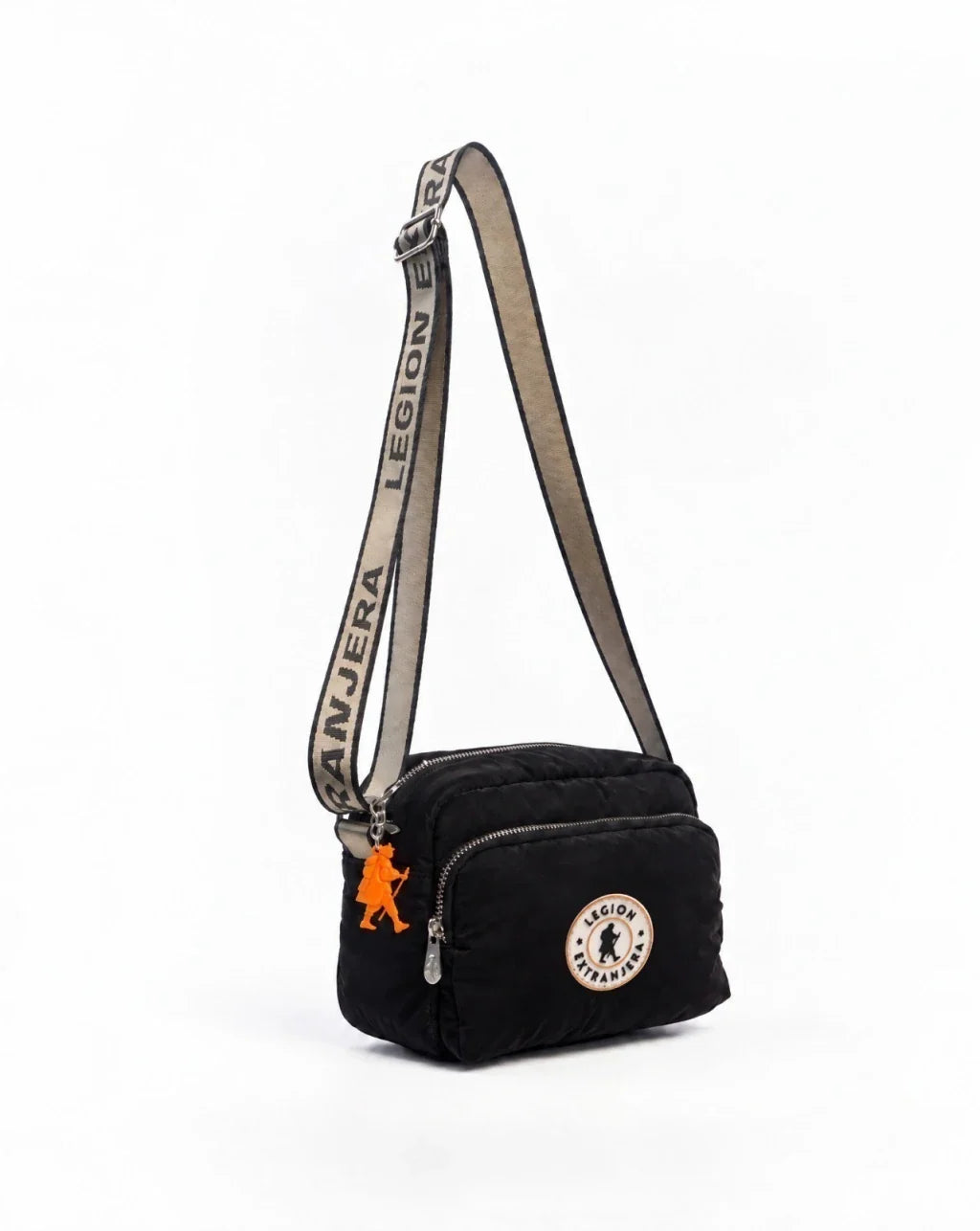 BANDOLERA CUMBRE VELVET NEGRO